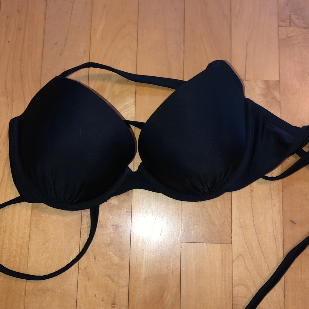 Aerie Brooke bikini top in black 34D